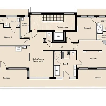 Penthouse Apartment Mit Sauna Und Dachterrasse Mit Haffblick * Garz (Usedom)