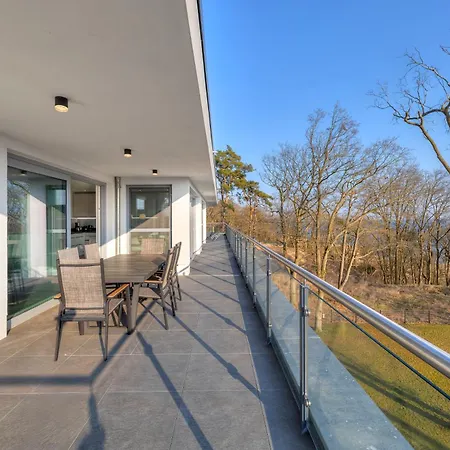 Penthouse Apartment Mit Sauna Und Dachterrasse Mit Haffblick
