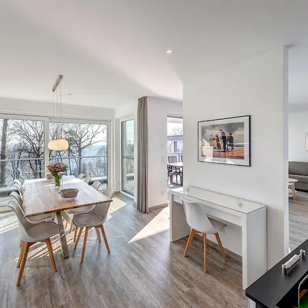 Penthouse Apartment Mit Sauna Und Dachterrasse Mit Haffblick Apartman *