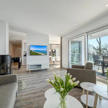 Penthouse Mit Sauna Und Dachterrasse Mit Haffblick Apartman *