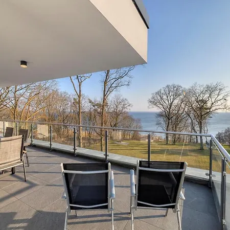 Penthouse Apartment Mit Sauna Und Dachterrasse Mit Haffblick Apartman *