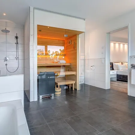 Apartman Penthouse Mit Sauna Und Dachterrasse Mit Haffblick