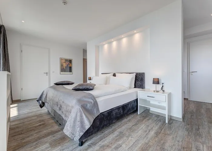 公寓 Penthouse Mit Sauna Und Dachterrasse Mit Haffblick