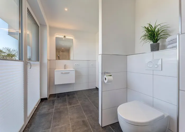 Penthouse Mit Sauna Und Dachterrasse Mit Haffblick 公寓 *