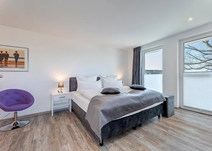 Penthouse Mit Sauna Und Dachterrasse Mit Haffblick