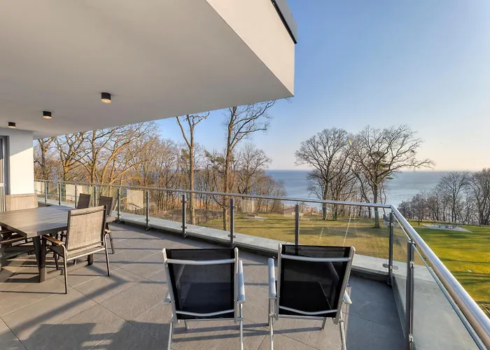 Penthouse Mit Sauna Und Dachterrasse Mit Haffblick 公寓 *