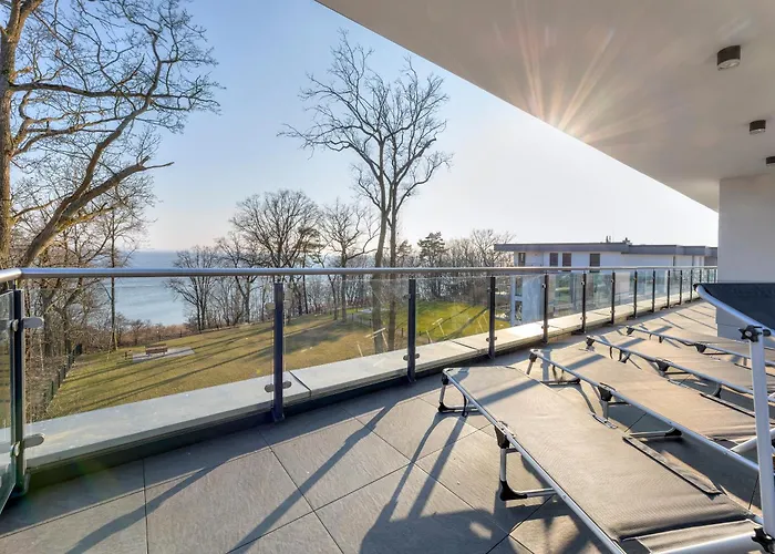 公寓 Penthouse Mit Sauna Und Dachterrasse Mit Haffblick *