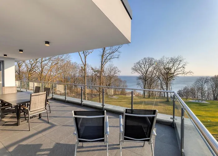 Penthouse Mit Sauna Und Dachterrasse Mit Haffblick 公寓 *